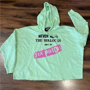 Sex Pistols cropped hoodie